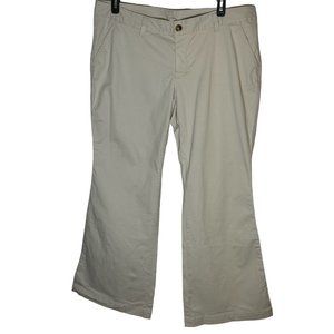 Women’s Old Navy Size 18 Khaki Chino’s Flare Leg With Stretch